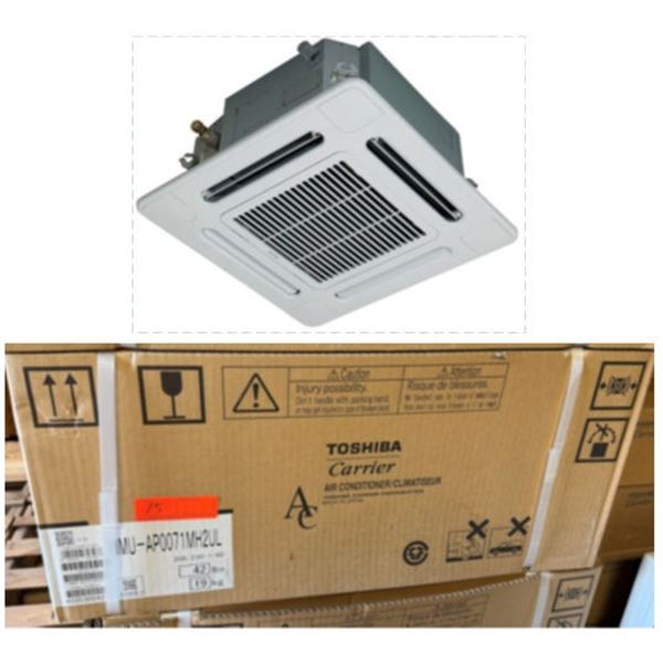 Carrier MMU-AP0071MH2UL Toshiba Compact 4-Way Cassette, 7.5/8.5 208/230-1-60 VRF System w/ RBC-AMS54