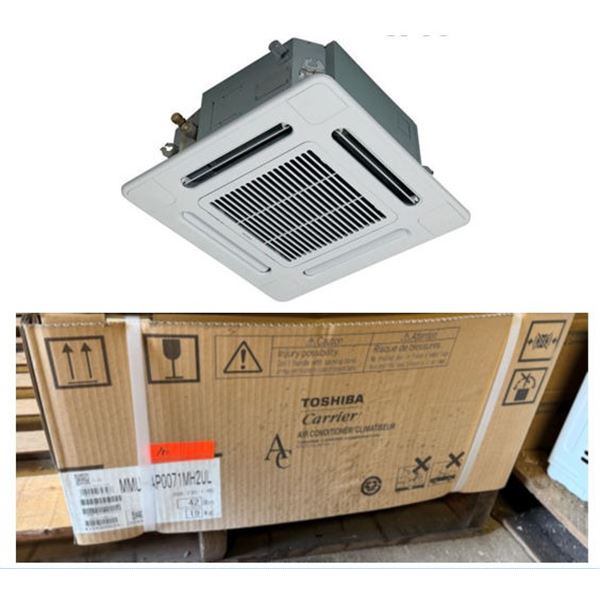 Carrier MMU-AP0071MH2UL Toshiba Compact 4-Way Cassette, 7.5/8.5 208/230-1-60 VRF System w/ RBC-AMS54