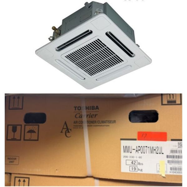 Carrier MMU-AP0071MH2UL Toshiba Compact 4-Way Cassette, 7.5/8.5 208/230-1-60 VRF System w/ RBC-AMS54