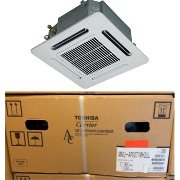 Carrier MMU-AP0071MH2UL Toshiba Compact 4-Way Cassette, 7.5/8.5 208/230-1-60 VRF System w/ RBC-AMS54