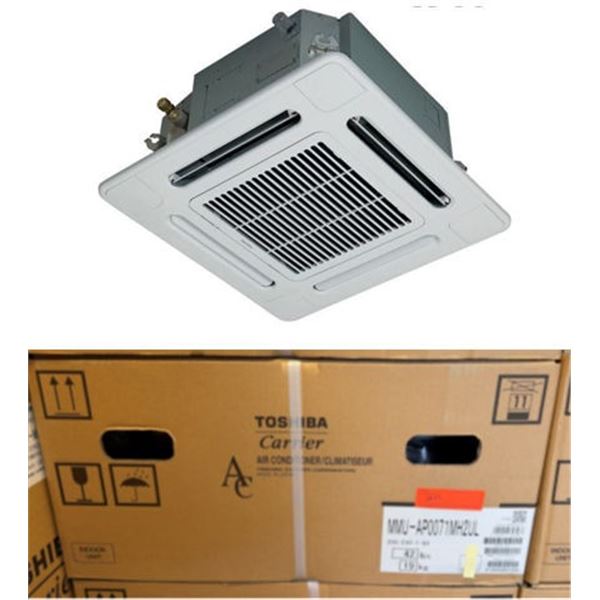 Carrier MMU-AP0071MH2UL Toshiba Compact 4-Way Cassette, 7.5/8.5 208/230-1-60 VRF System w/ RBC-AMS54