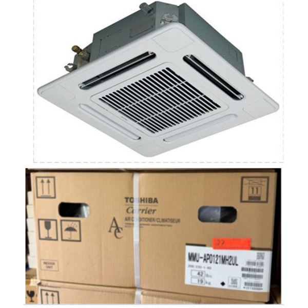 Carrier MMU-AP0121MH2UL Toshiba Ductless Variable Flow (VRF) 12000 Btu Indoor Compact 4-Way Heat Pum