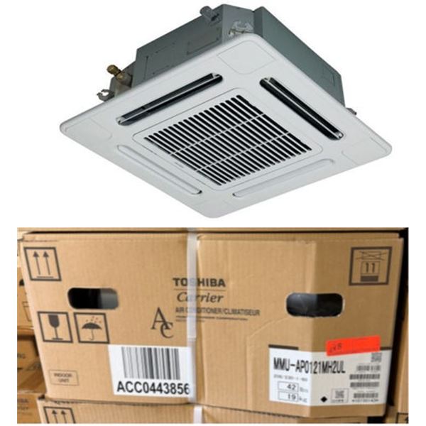 Carrier MMU-AP0121MH2UL Toshiba Ductless Variable Flow (VRF) 12000 Btu Indoor Compact 4-Way Heat Pum