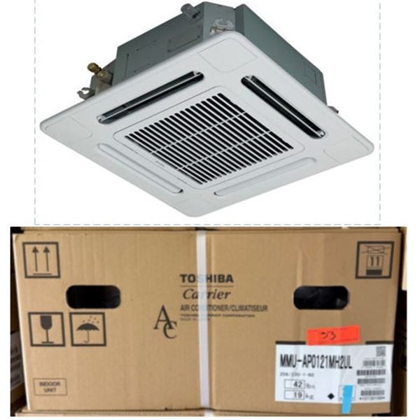 Carrier MMU-AP0121MH2UL Toshiba Ductless Variable Flow (VRF) 12000 Btu Indoor Compact 4-Way Heat Pum