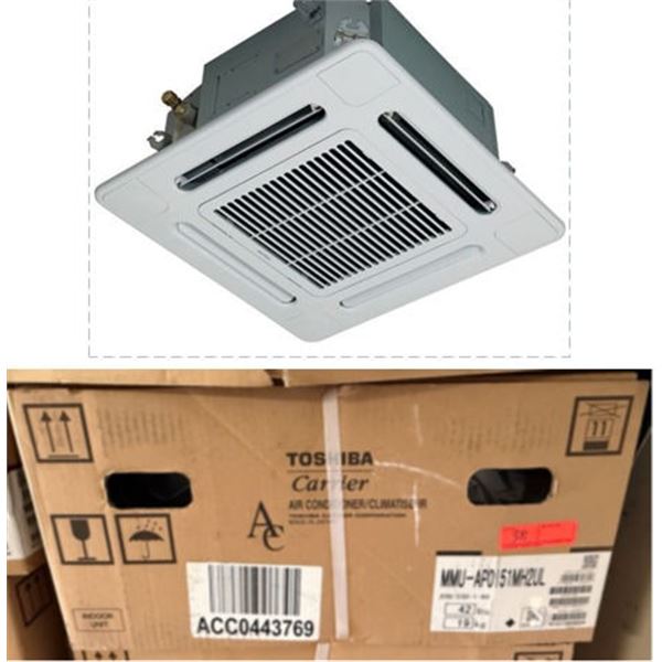 Carrier MMU-AP0151MH2UL Toshiba Ductless Variable Flow (VRF) 15400 Btu Indoor Compact 4-Way Heat Pum