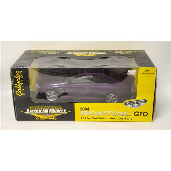 2004 PONTIAC GTO DIECAST ERTL 1:18