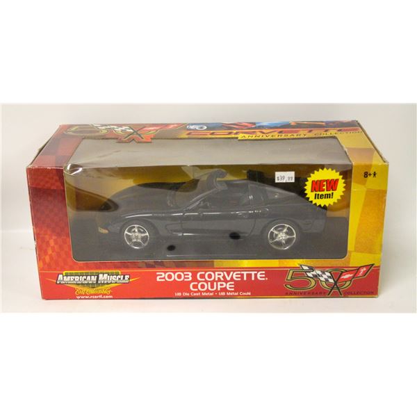2003 CORVETTE COUPE 1:18 ERTL DIECAST