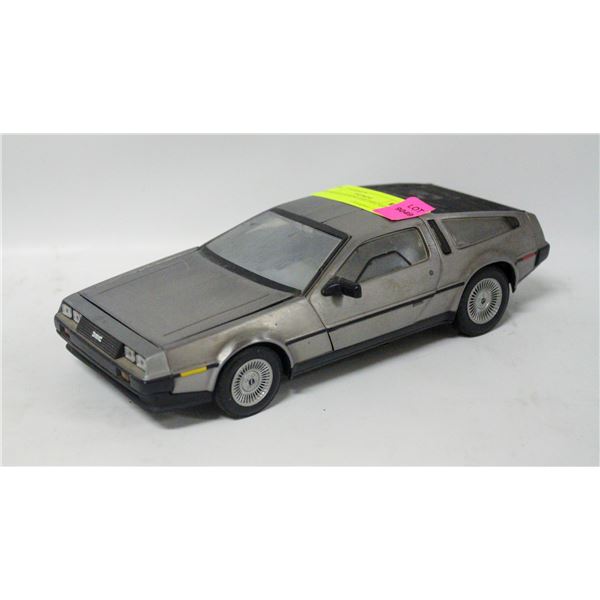 DELOREAN STAINLESS DIECAST 1:18
