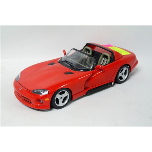 DODGE VIPER RED 1:18 DIECAST NO BOX