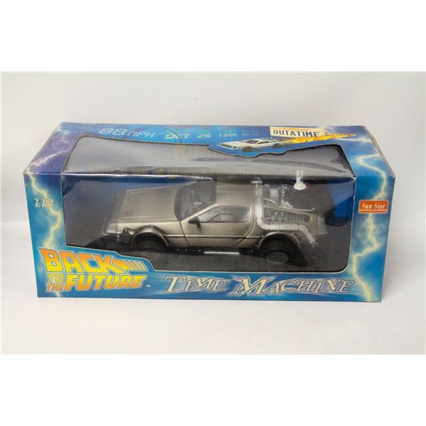 BACK TO THE FUTURE DELOREAN 1:18 DIECAST