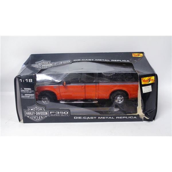 2004 FORD F350 HARLEY DAVIDSON 1:18 DIECAST