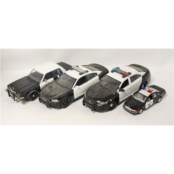 LOT OF ASSORTED POLICE CAR DIECAST