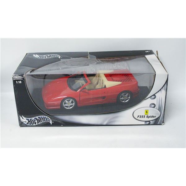 FERRARI F355 SPIDER HOTWHEELS 1:18