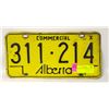 Image 1 : 1970S ALBERTA LICENSE PLATE
