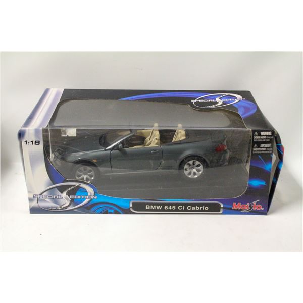 BMW 645CI CONVERTIBLE DIECAST 1:18