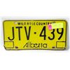 Image 1 : 1970S ALBERTA LICENSE PLATE