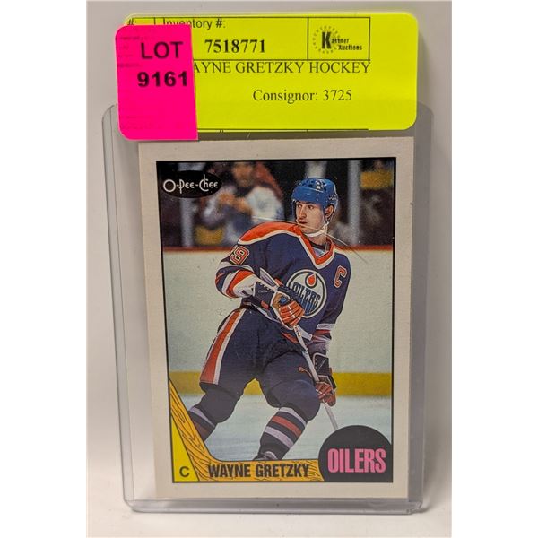 1987 OPC WAYNE GRETZKY HOCKEY CARD EXC