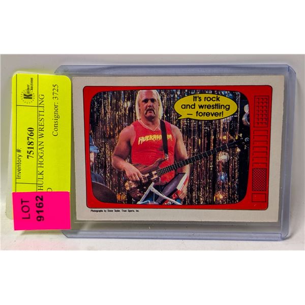 1985 HULK HOGAN WRESTLING CARD