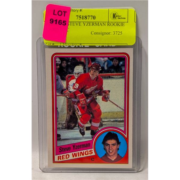 1983 OPC STEVE YZERMAN ROOKIE CARD EXC
