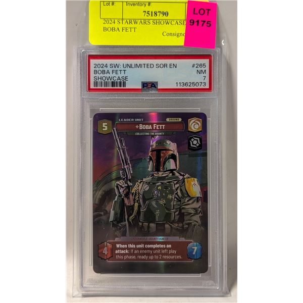 2024 STARWARS SHOWCASE CHASE BOBA FETT