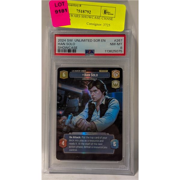 2024 STARWARS SHOWCASE CHASE HAN SOLO