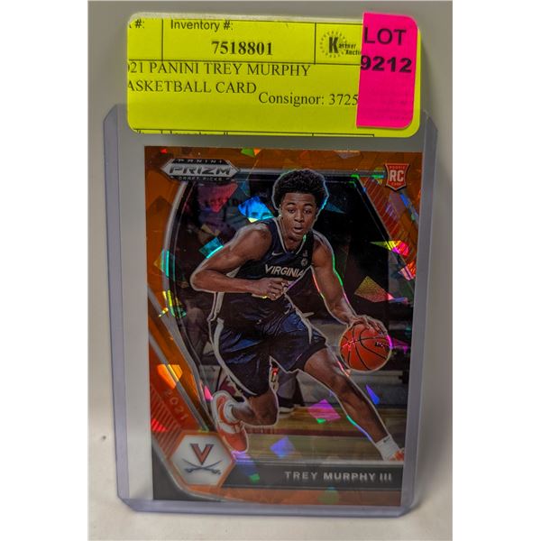 2021 PANINI TREY MURPHY BASKETBALL CARD