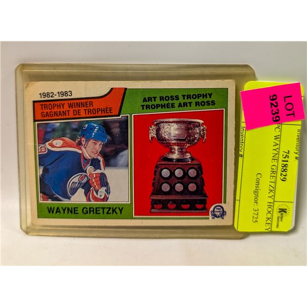 1982 OPC WAYNE GRETZKY HOCKEY CARD