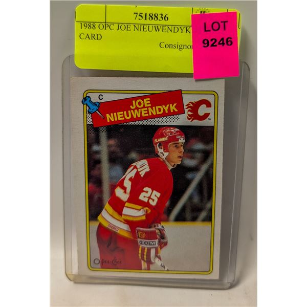 1988 OPC JOE NIEUWENDYK ROOKIE CARD