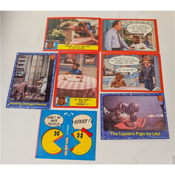 LOT OF VINTAGE 1980S ALF & NON SPORTS CARDS