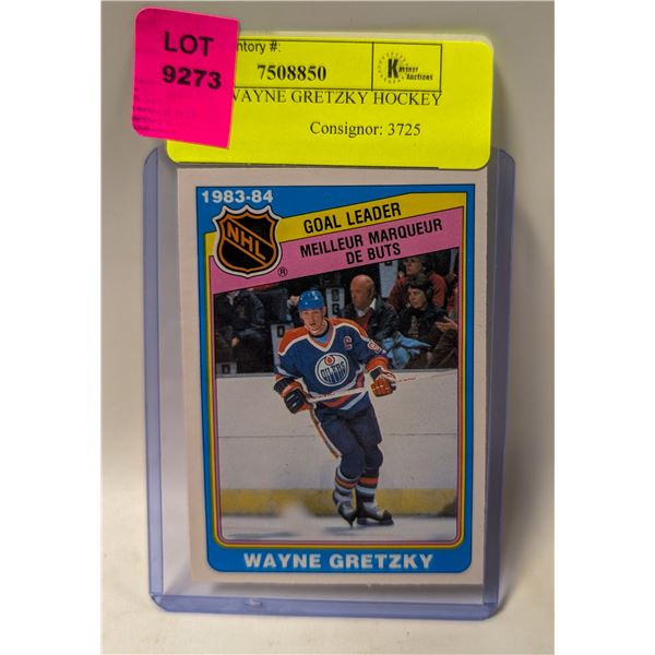 1984 OPC WAYNE GRETZKY HOCKEY CARD