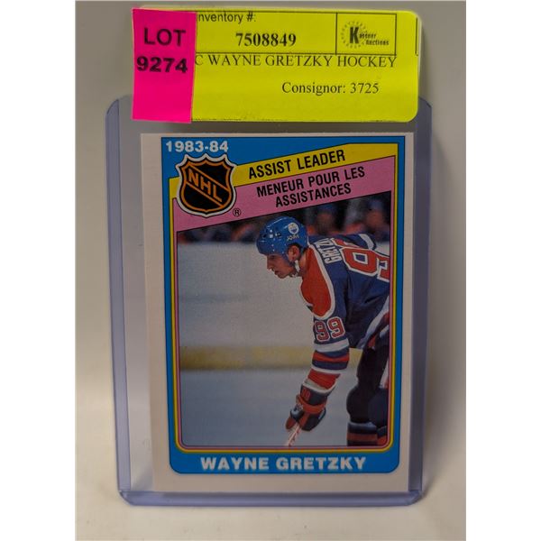 1984 OPC WAYNE GRETZKY HOCKEY CARD