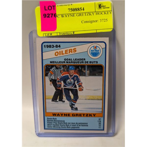 1984 OPC WAYNE GRETZKY HOCKEY CARD