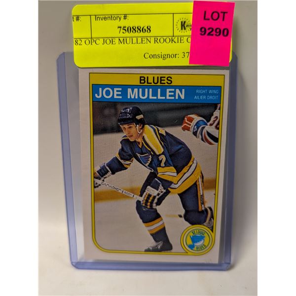 1982 OPC JOE MULLEN ROOKIE CARD