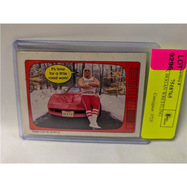 1985 HULK HOGAN WRESTLING CARD