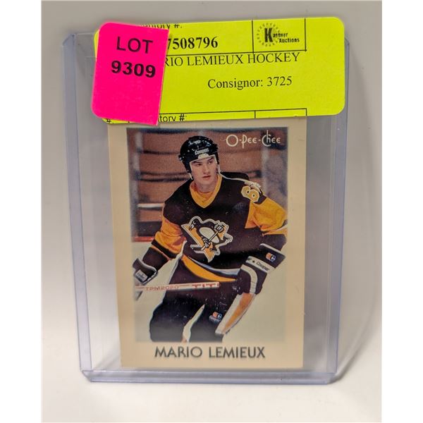 1987 OPC MARIO LEMIEUX HOCKEY CARD