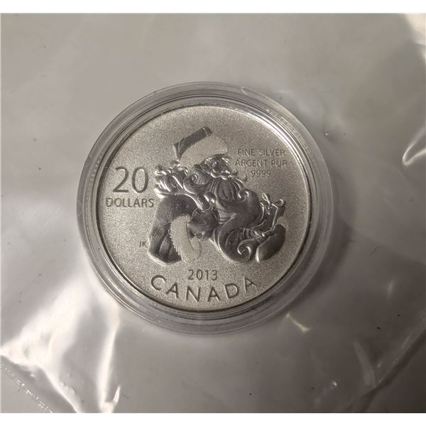 .999 FINE SILVER CANADIAN $20 COIN