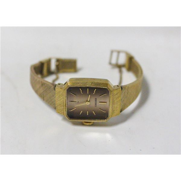 VTG LADIES SEIKO MANUAL WIND WATCH WORKS