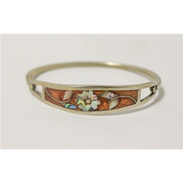 925 MEXICAN SILVER BANGLE BRACELET