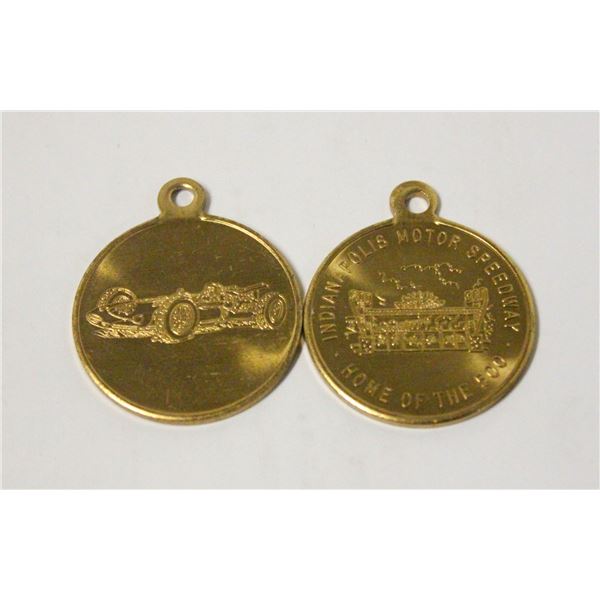 1965 INDIANAPOLIS 500 SPEEDWAY KEY FOBS ORIG
