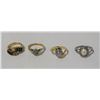 Image 1 : LOT OF FOUR ASSORTED RINGS