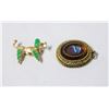 Image 1 : 1950S POODLE BROOCH AND CAMEO PENDANT