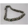 Image 1 : 925 SILVER BRACELET W DIAMOND & EMERALDS