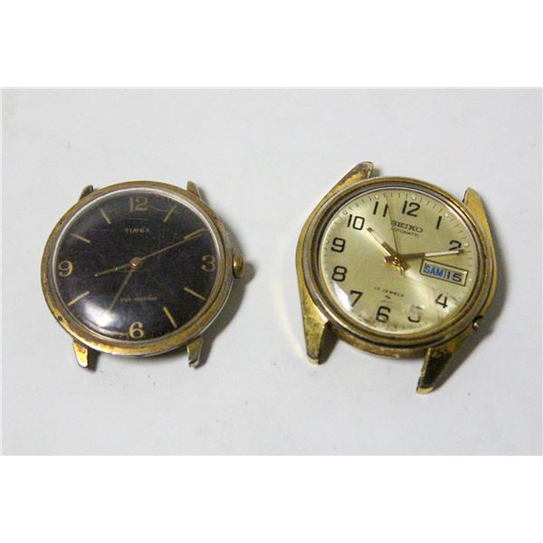 PAIR OF 1960S MENS WATCHES FOR REPAIR