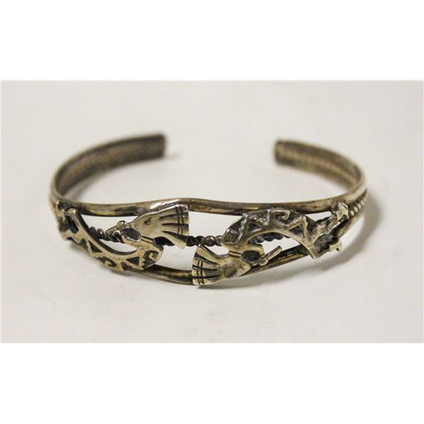 STERLING SILVER BRACELET W BIRD DETAILS