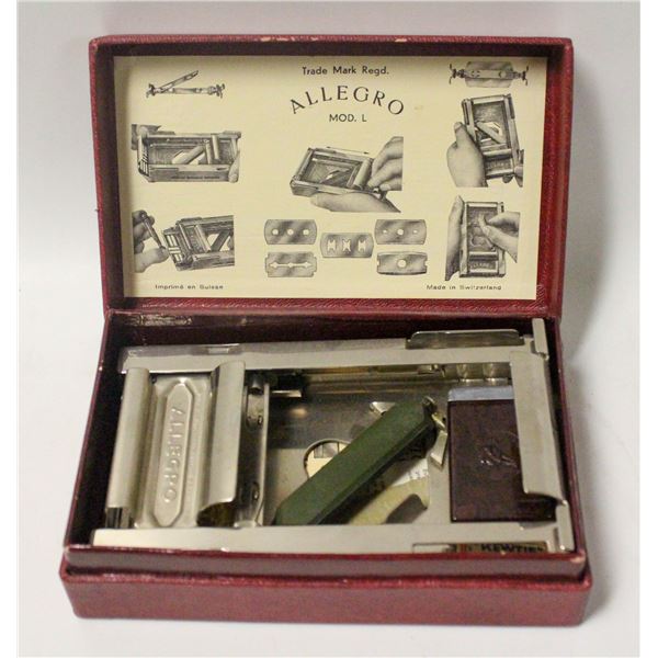 ANTIQUE ALEGRO SWISS RAZOR STROP