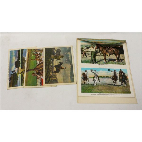 LOT OF ANTIQUE WESTERN POSTCARDS