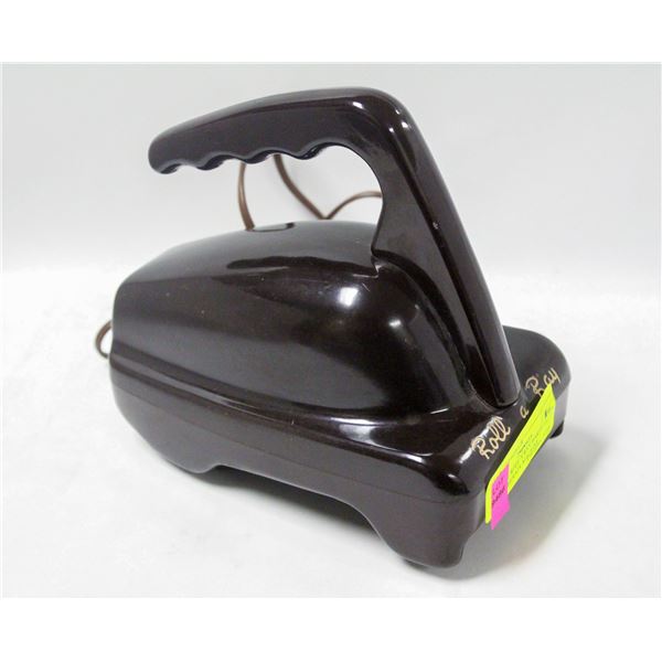 ANTIQUE ROLL A RAY BAKELITE LIGHT THERAPY MACHINE