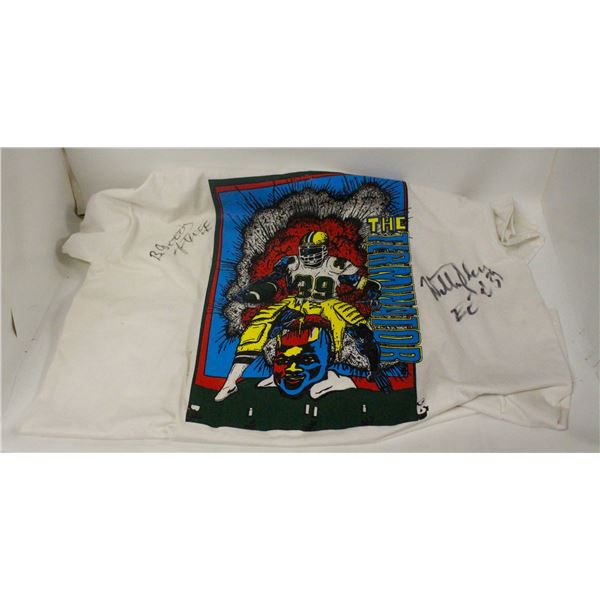 1992 AUTOGRAPHED WILLIE PLESS ESKIMOS SHIRT