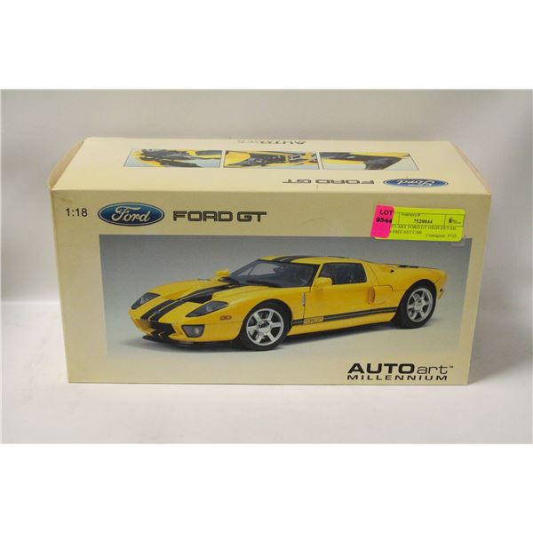 AUTO ART FORD GT HIGH DETAIL 1:18 DIECAST CAR