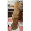 Image 3 : LARGE HAND CARVED WOODEN FLYING EAGLE SCULPTURE